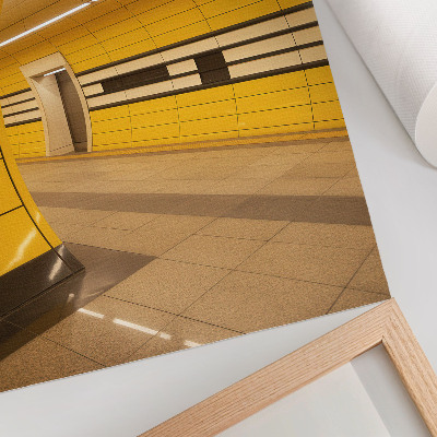 Decorative poster Bright dynamic patterns, futuristic, harmonious space