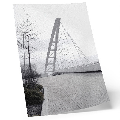 Premium wall art Minimalist modern bridge structure