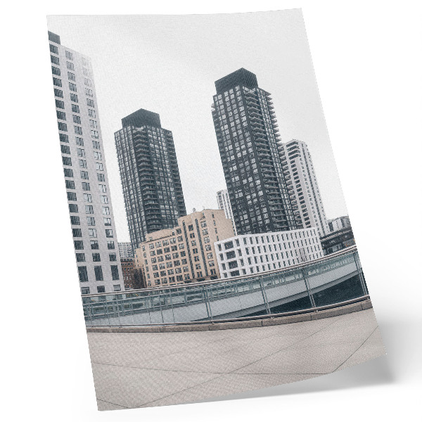 Poster Modern skyscrapers, cleanliness in minimalism