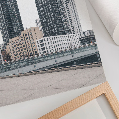 Poster Modern skyscrapers, cleanliness in minimalism