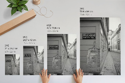 Premium wall art Facades of old buildings, architectural details