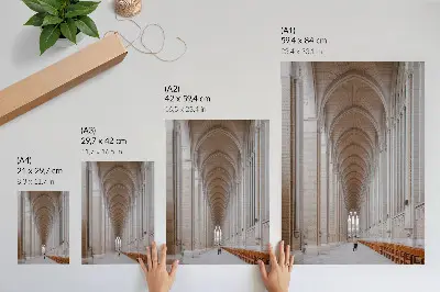 Premium wall art featuring high arches in an elegant symmetrical design