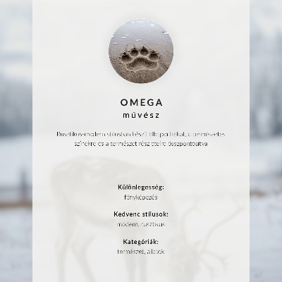 Premium wall art A large elephant against a natural background