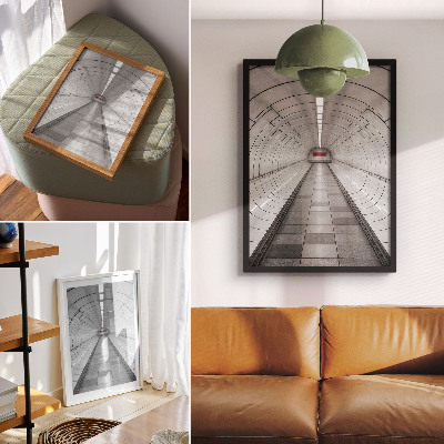 Decorative poster Futuristic space modern ceiling lighting