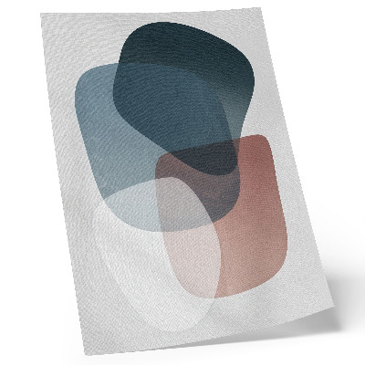 Premium wall art Interpenetrating shapes, elegance, minimalism