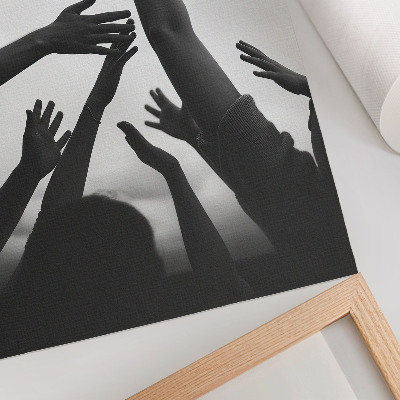 Premium wall art Hands up minimalist style