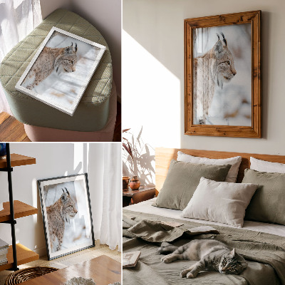 Decorative poster Rysy in winter beautiful nature natural colors harmony