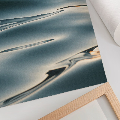 Poster Calm waves harmony peace gentleness relaxation