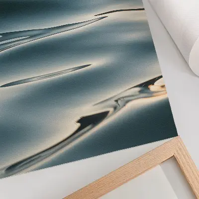 Calm Waves Poster harmony, peace, gentleness, and relaxation