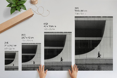 Art print Modern simplicity bold geometry harmonious monochrome