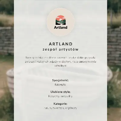 Decorative poster winter forest wooden cottage in a peaceful nature setting