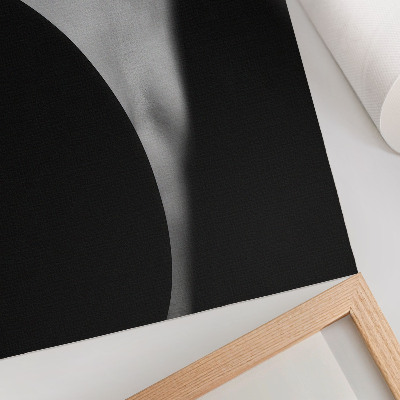 Poster A subtle combination of black and white elegance