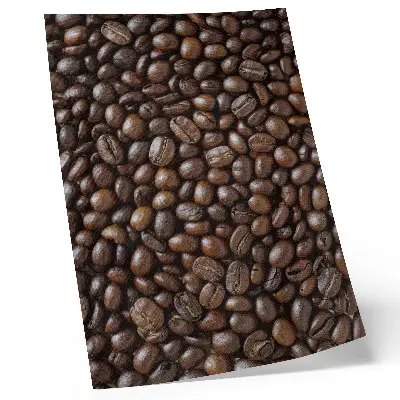 Coffee beans poster brown texture design