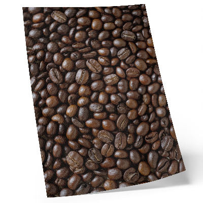 Poster Coffee beans brown texture