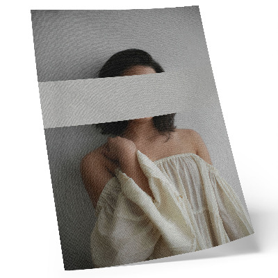 Art print Variable balance of white and beige minimalist style