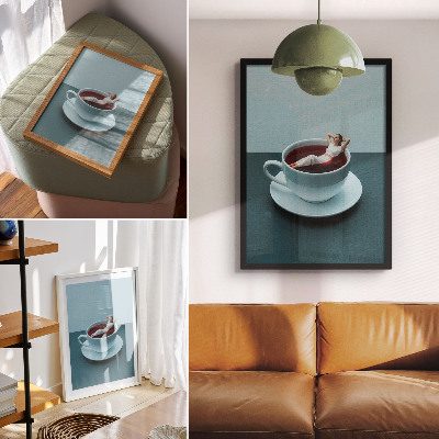 Premium wall art A surreal cup of relaxation
