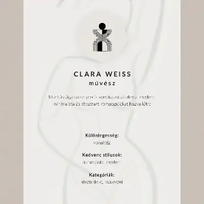 Premium wall art minimalist silhouette of a woman on a beige background