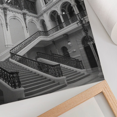 Premium wall art Decorative staircase large windows high ceilings