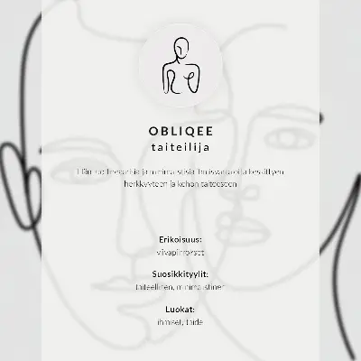 Minimalist line art poster depicting depths of human emotion