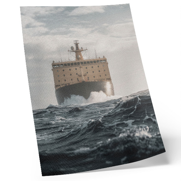 Premium wall art Ship at Sea Minimalism Harmony and Majesty