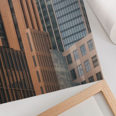 Premium wall art Skyscrapers glass minimalism elegance dynamics