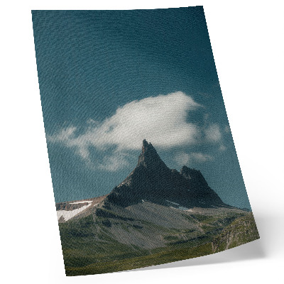 Premium wall art Dramatic peak with wispy cloud