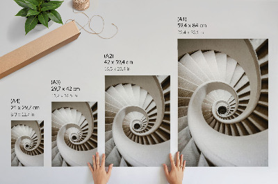 Poster Spiral staircase modern architecture