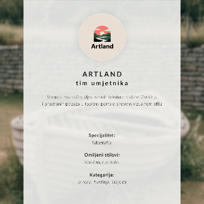 Art print Kayak on a calm sea in pastel colors