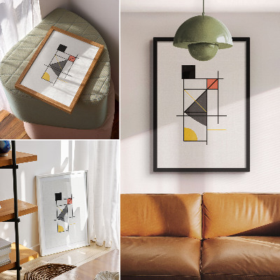 Premium wall art Geometric pattern lines shapes modern style