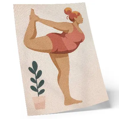 Premium wall art featuring a simple form in warm, calm, and balanced tones