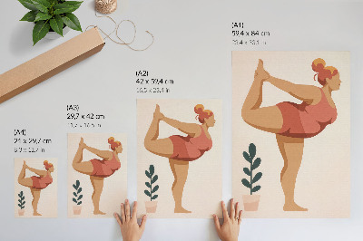 Premium wall art Simple form, warm shades, calm, balance