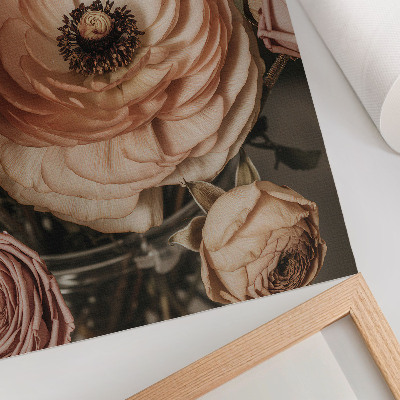 Poster Pastel flowers elegance harmony sensuality