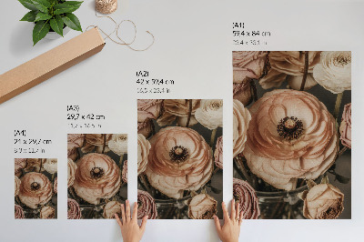 Poster Pastel flowers elegance harmony sensuality