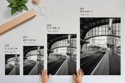 Poster Modernity, structure, space, symmetry, rhythm