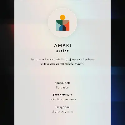 Minimalist contrasts poster with red accent and dynamic composition