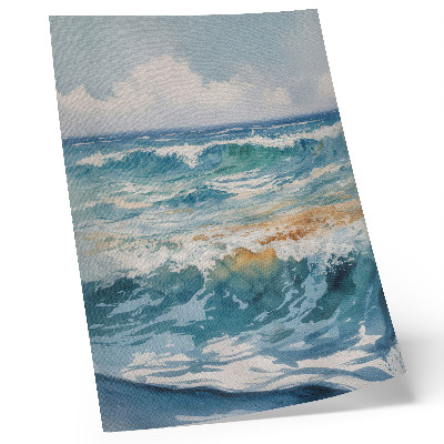 Decorative poster Atmospheric waves, the tranquil beauty of nature