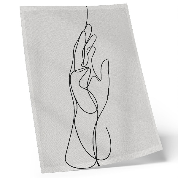 Poster Minimalist hand line elegance modernity