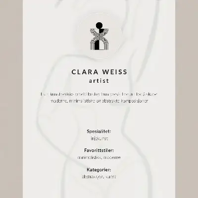 Poster minimalist hand line drawing in a modern elegant style