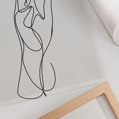 Poster Minimalist hand line elegance modernity