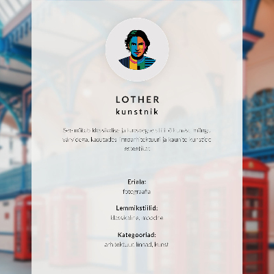 Poster Building with columns and elegant architectural details