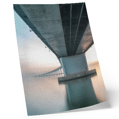 Art print Bridge over the water minimalist elegance modernity
