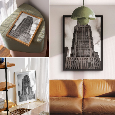 Decorative poster Minimalist skyscraper harmony austerity