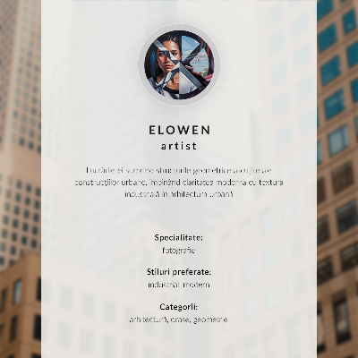 Decorative poster Minimalist skyscraper harmony austerity