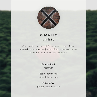 Art print Blue sky over the snowy wasteland, silence and space