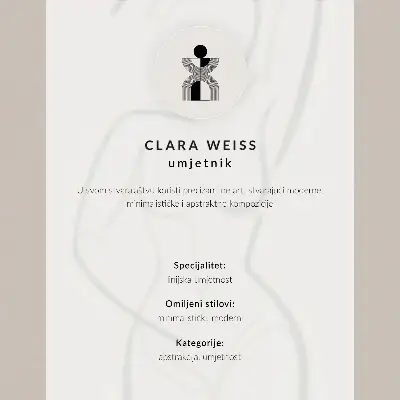 Poster modernist minimalist line art of faces