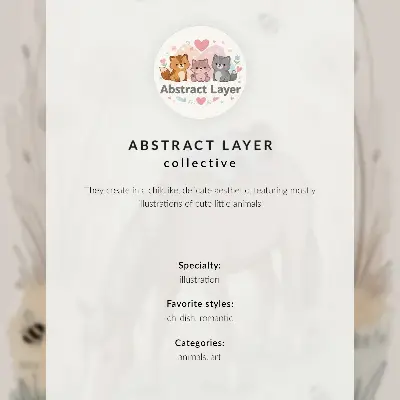 Poster baby horse with dandelions in warm pastel colors