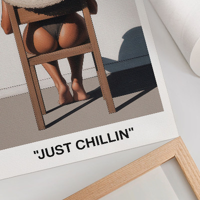 Poster Minimalist design hat for a relaxing atmosphere