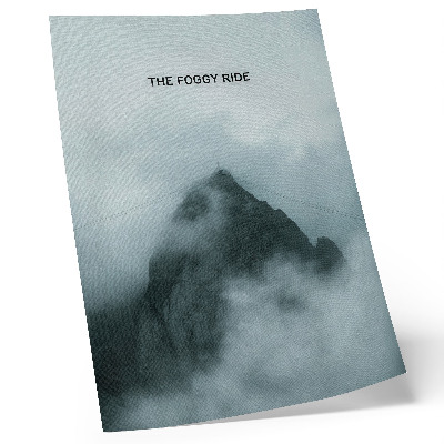 Premium wall art Monochromatic mountain mystical atmosphere peace