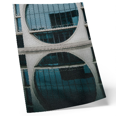 Art print Modern architecture glass reflection of the building
