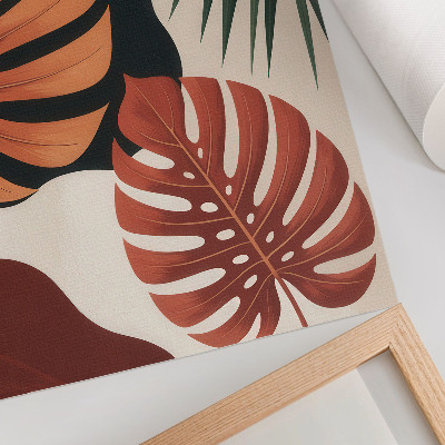 Poster Tropical leaves, vivid colors, modernity